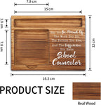 School Counselor Appreciation Gifts, Thank You School Counselor Gifts, School Counselor Gifts for Women, Men, School Counselor Office Desk Decor Self-Stick Note Pad Holders ZSS10