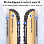 Commercial Umbrella Dryer on Wheels, Umbrella Water Remover with Removable Water Tray, Double-layered Absorbent Umbrellas Stand for Hotels, Shopping Malls, Banks(Black,23.6x10.4x31.8in)