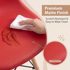 Furmax Modern Style Dining Chair Mid Century Modern DSW Chair, Shell Lounge Plastic Chair for Kitchen, Dining, Bedroom, Living Room Side Chairs Set of 4