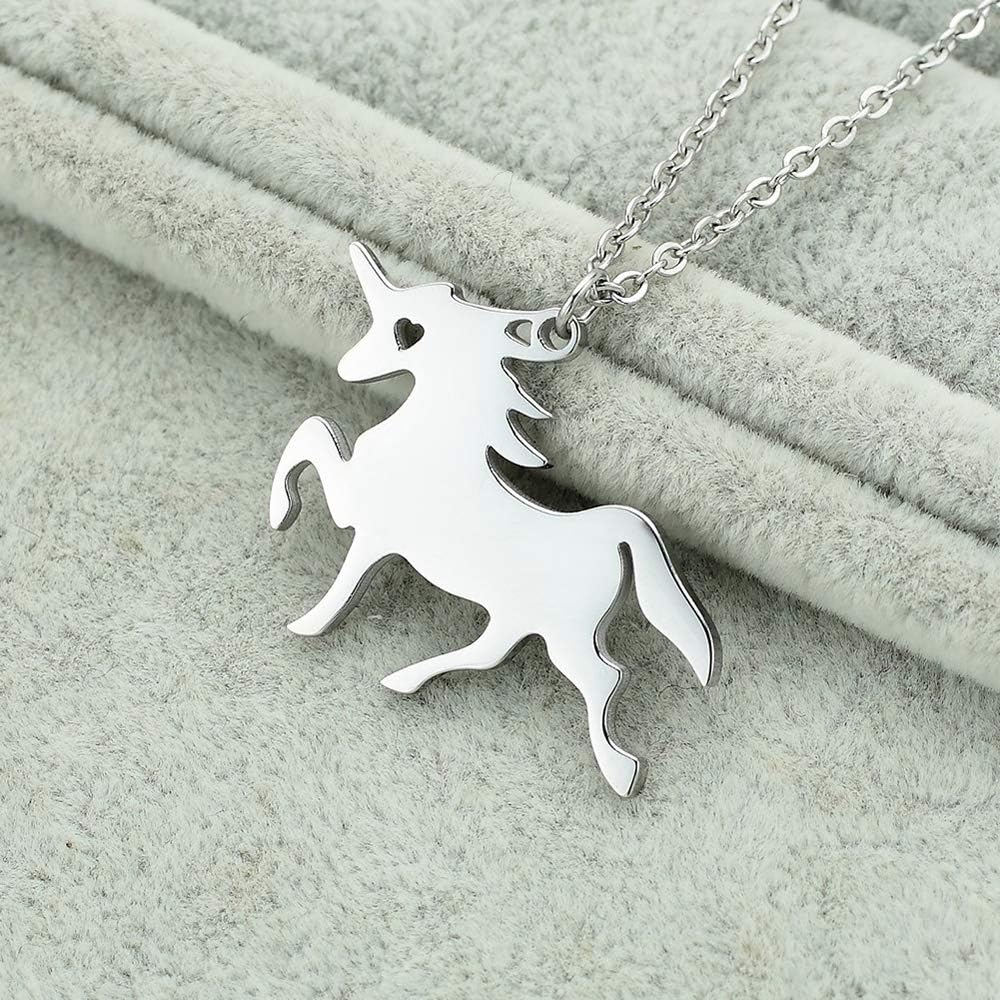 Jewelkeeper Jewelry Box for Girls with Drawer - Spinning Unicorn Doll to The Beautiful Dreamer Tune Music Box - Little Girls' Jewelry Set Includes Unicorn Bracelet and Necklace - 5Dx7Wx4H Inches
