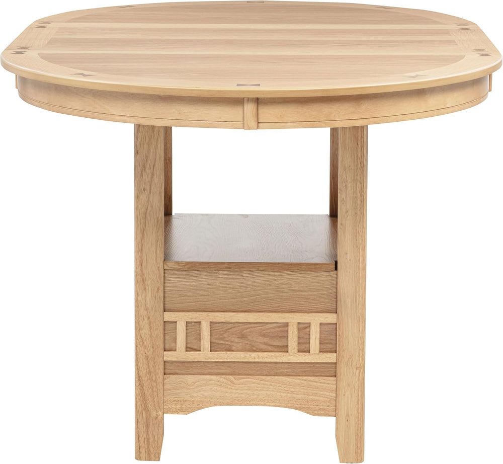 Coaster Home Furnishings - LAVON - 5-Piece Counter Height Dining Set - Oval E...