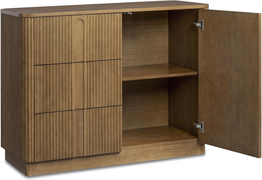 Teamson Home 42'' W Scandinavian Style Sideboard with 3 Drawer 1 Door...