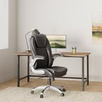 STAPLES Sorina Bonded Leather Chair - Adjustable Office Chair with Plush Padding, Provides Lumbar, Arm and Head Support, Perfect Desk Chair for The Modern Office