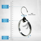Multipurpose Closet Hangers- Tie and Belt Hanger for Closet- Great Space Saving Belt Organizer for Wardrobe - Ideal for Storing Belts, Ties, Scarfs, Baseball Hats, Purses & More- 1 Pack