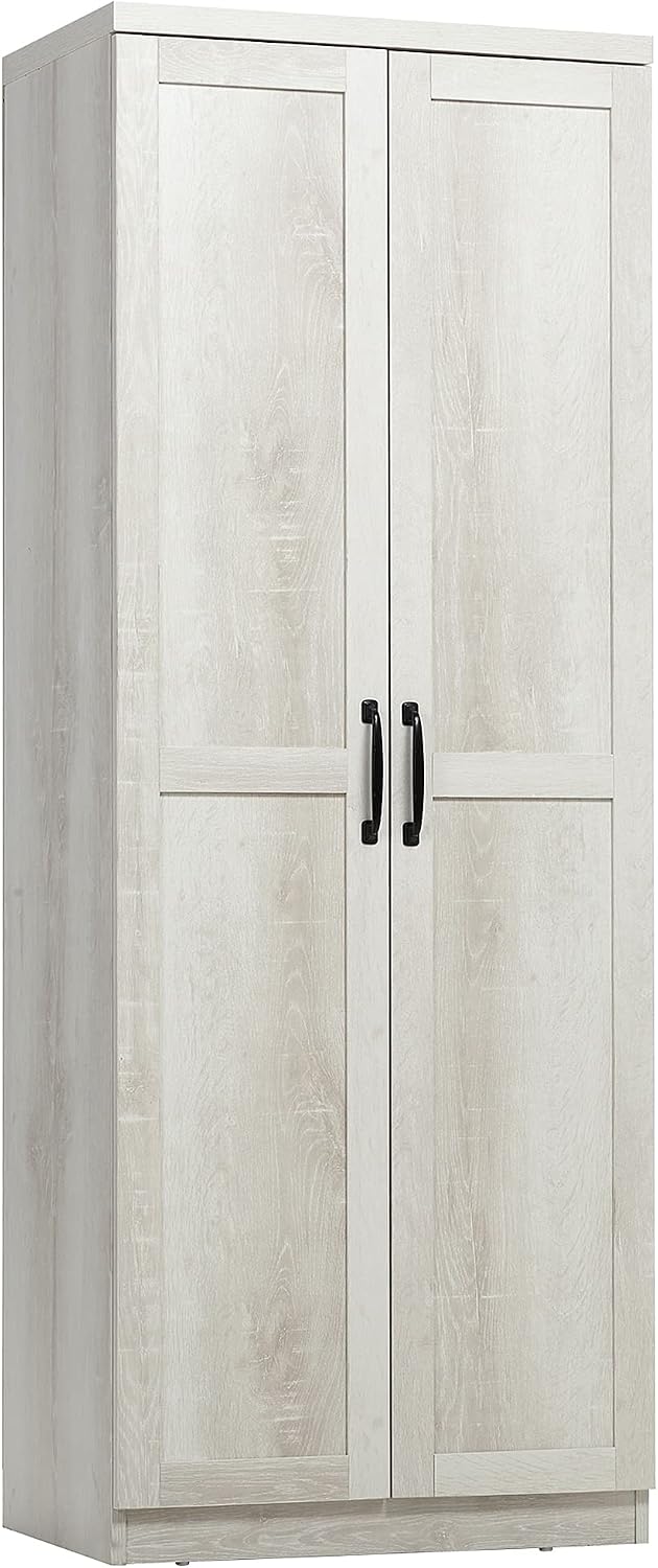 63" Kitchen Pantry, Freestanding Storage Cabinet with 5-Tier Shelving an...
