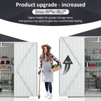 8x8 FT Outdoor Storage Shed, Garden Shed with Updated Frame Structure and Lockable Doors, Metal Tool Sheds for Backyard Garden Patio Lawn, Gray