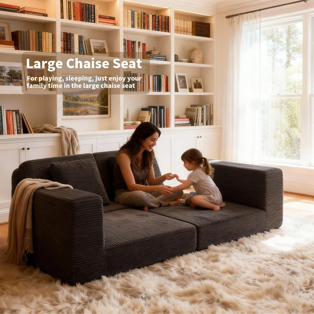 FILUXE Modular Sectional Sofa, Modern Modular Sofa Couch with Deep Seat，Comfy...