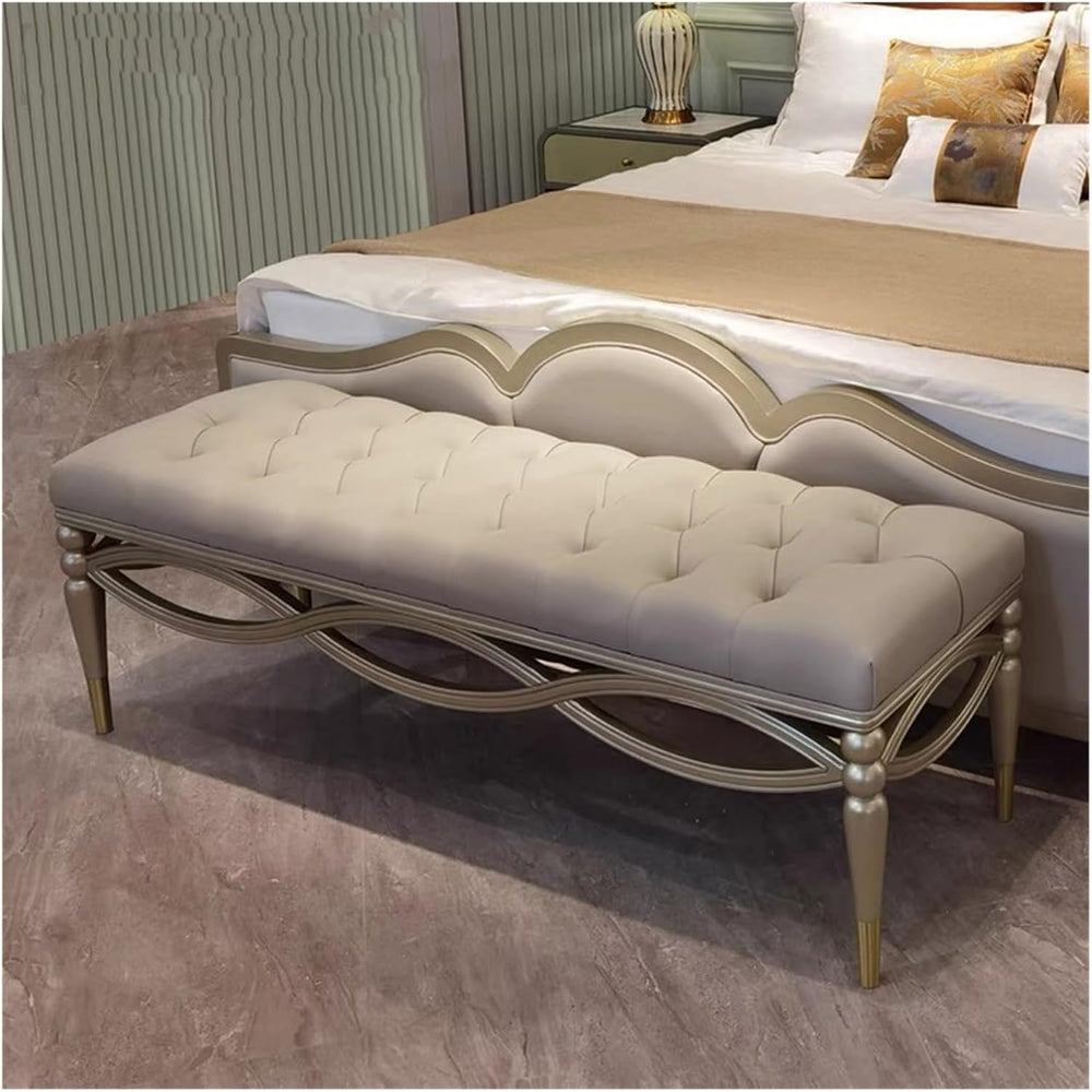 Modern Modern Entryway Bench End of Bed Upholstered Velvet Bedroom Benches fo...