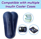 Ice Pack for Insulin Travel Case, TSA Approved Reusable Medical Cooler Bag Ice Packs for Diabetic (Pack of 2)