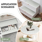 Beautysaid Shelf and Drawer Liner for Kitchen Cabinet, Non Adhesive Non Slip Shelf Paper Waterproof Washable Thickened for Dresser Pantry Shelve Bathroom Protector Liner(Light Green,23.6 in x 30 FT)