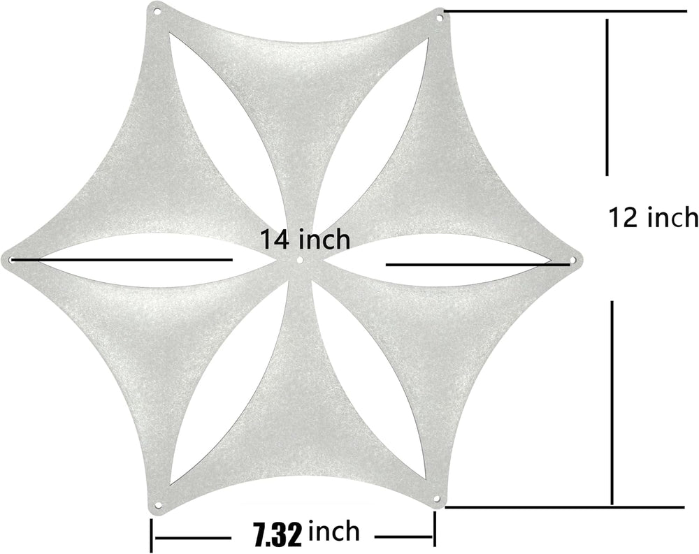 White 3D Flower Venus 14"x12" Hanging Room Divider Panel Felt Fiber...