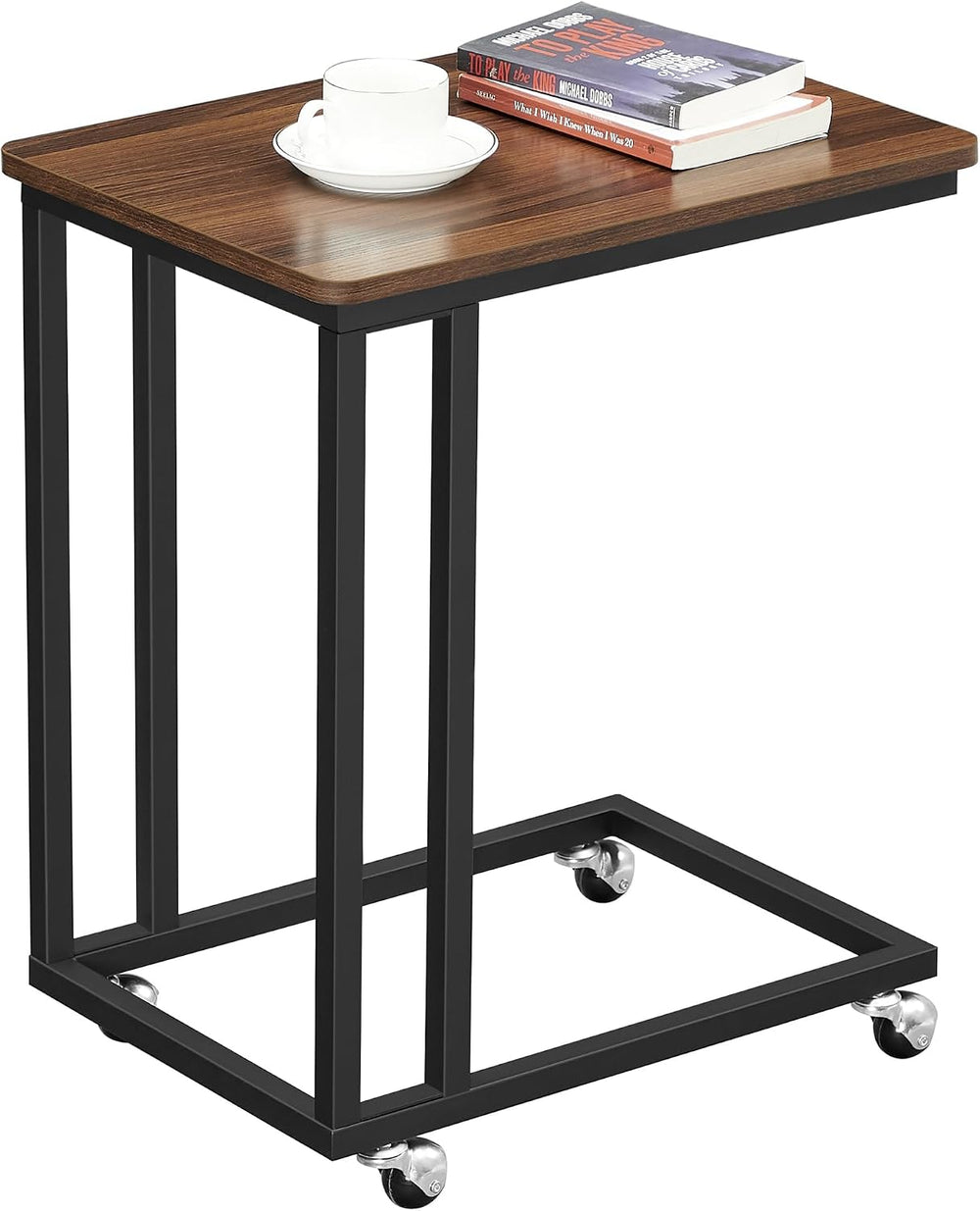 VASAGLE C Shape End Table for Couch or Sofa, Industrial Small Side Table | TV...