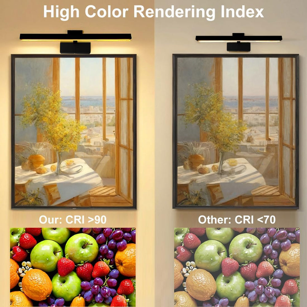 Picture Light for Paintings Plug in, 2700K Warm White Picture Lights, 16&quot...