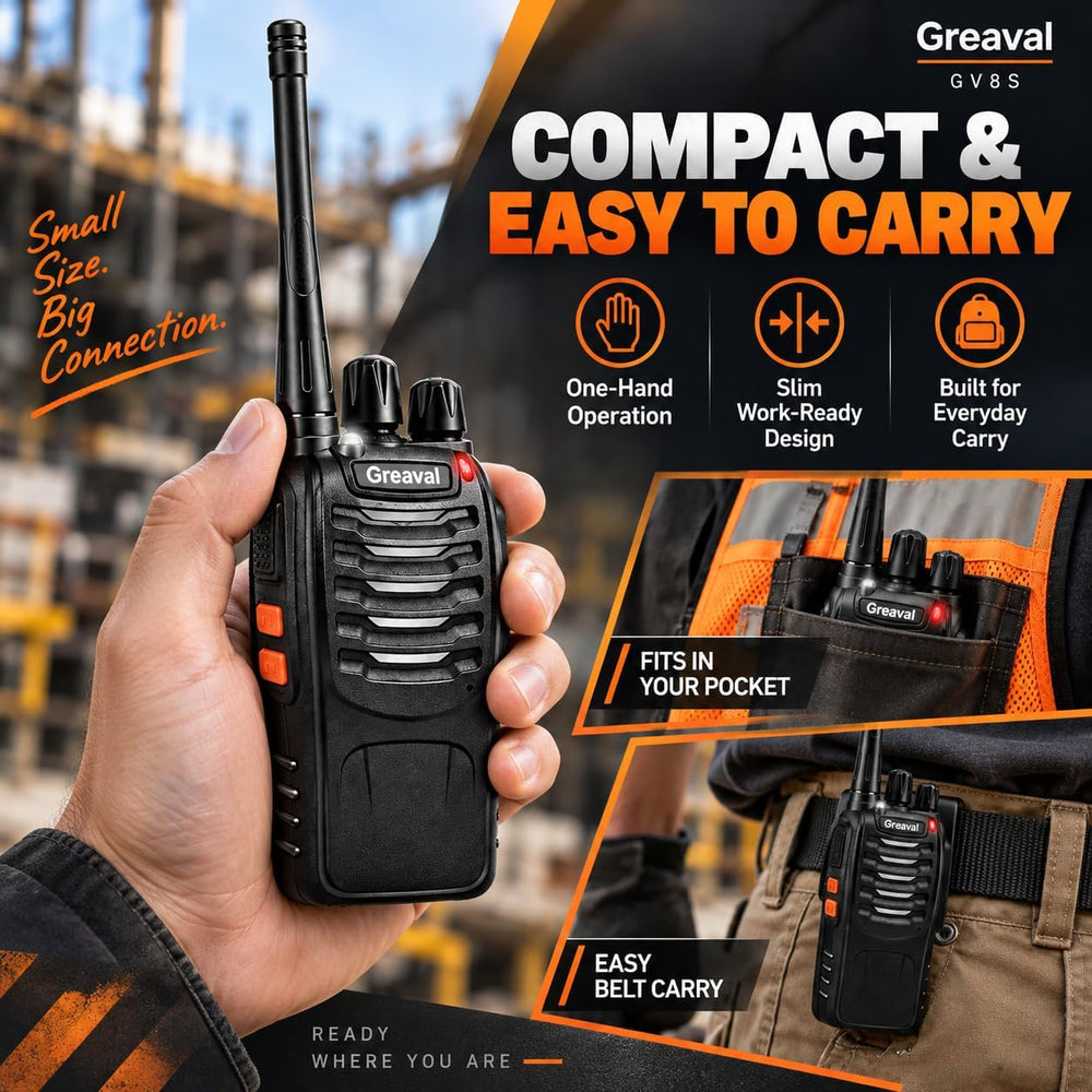 Walkie Talkies Long Range 10 Pack, Rechargeable 16 Channels 2 Way Radio
