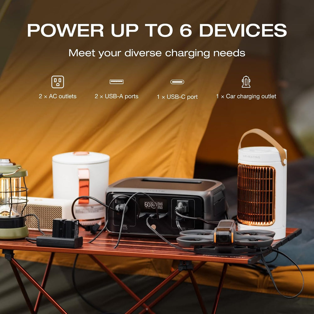 EF ECOFLOW Portable Power Station RIVER 3 230,230 Wh,550W Up to 600W