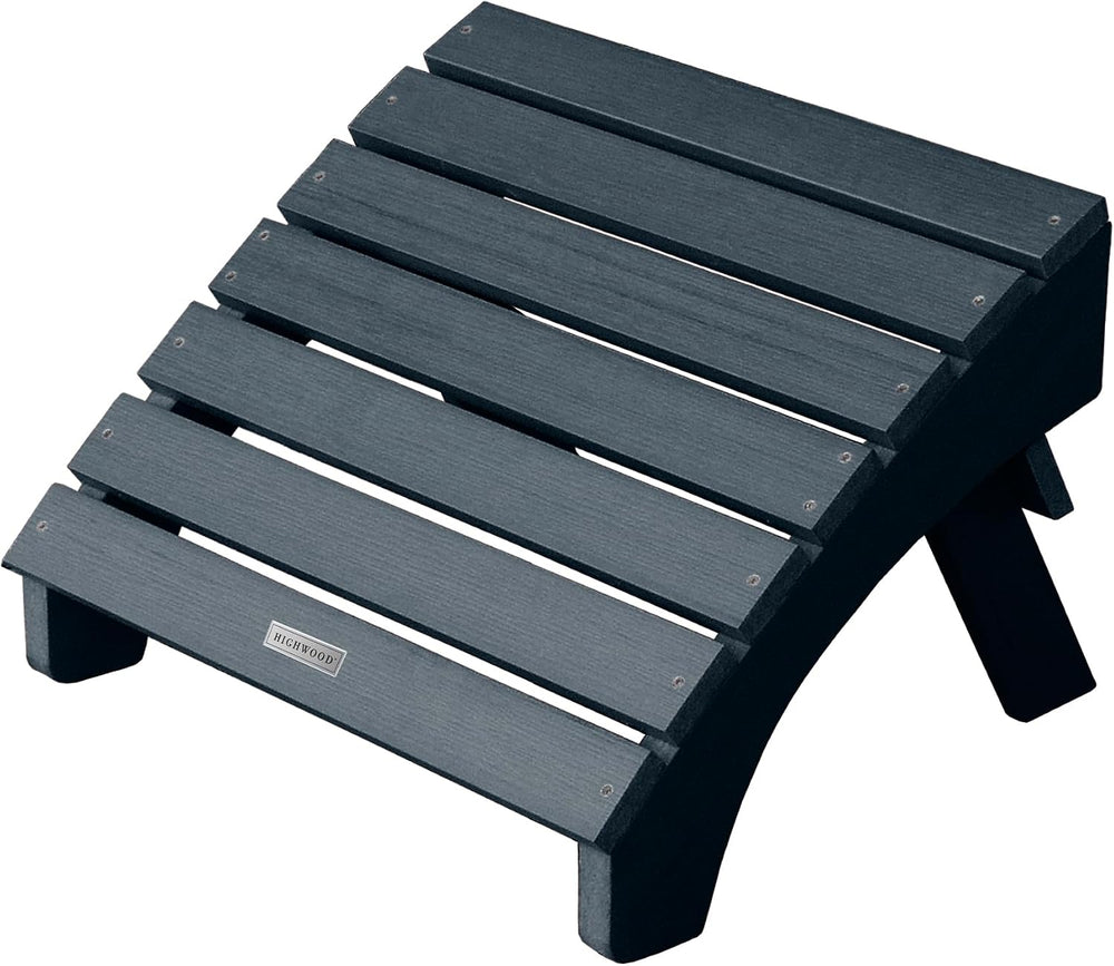 Highwood AD-OTL1-FBE Adirondack Folding Ottoman, Federal Blue