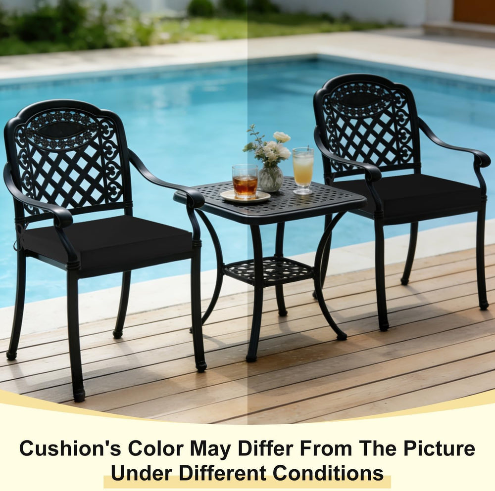 downluxe Waterproof Outdoor Chair Cushions for Patio Furniture, 22" x 22...