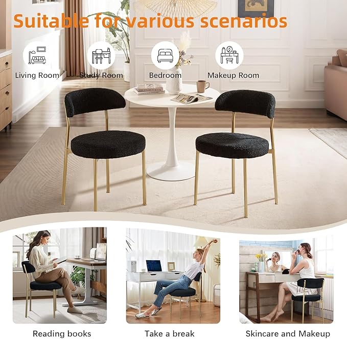 SoarFlash Kitchen Table and Chairs for 2, 31.5" Dining Table Set for 2 with Upholstered Chairs, 3 Piece Kitchen Table Set with Storage Shelf for Small Space, Apartment