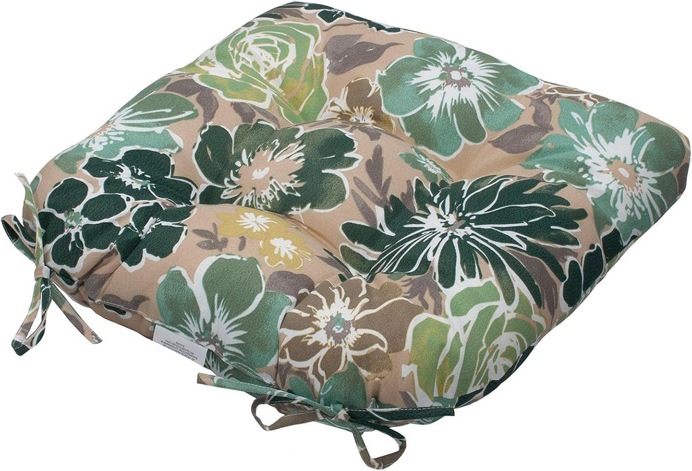 Magpie Fabrics 19"x19" Tufted Seat Cushion 2 Pack, U-Shaped Patio C...