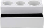 J JACKCUBE DESIGN Hair Tool Organizer Dryer Holder Hair Styling Accessories Organizer Bathroom Storage Countertop with 3 Holes(White) – MK154D