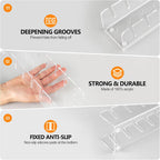 Baseball Caps Hat Stand & Holder Organizer, Acrylic No-Install Rack Closet Display, Storage for 14 Caps (2 Pack)