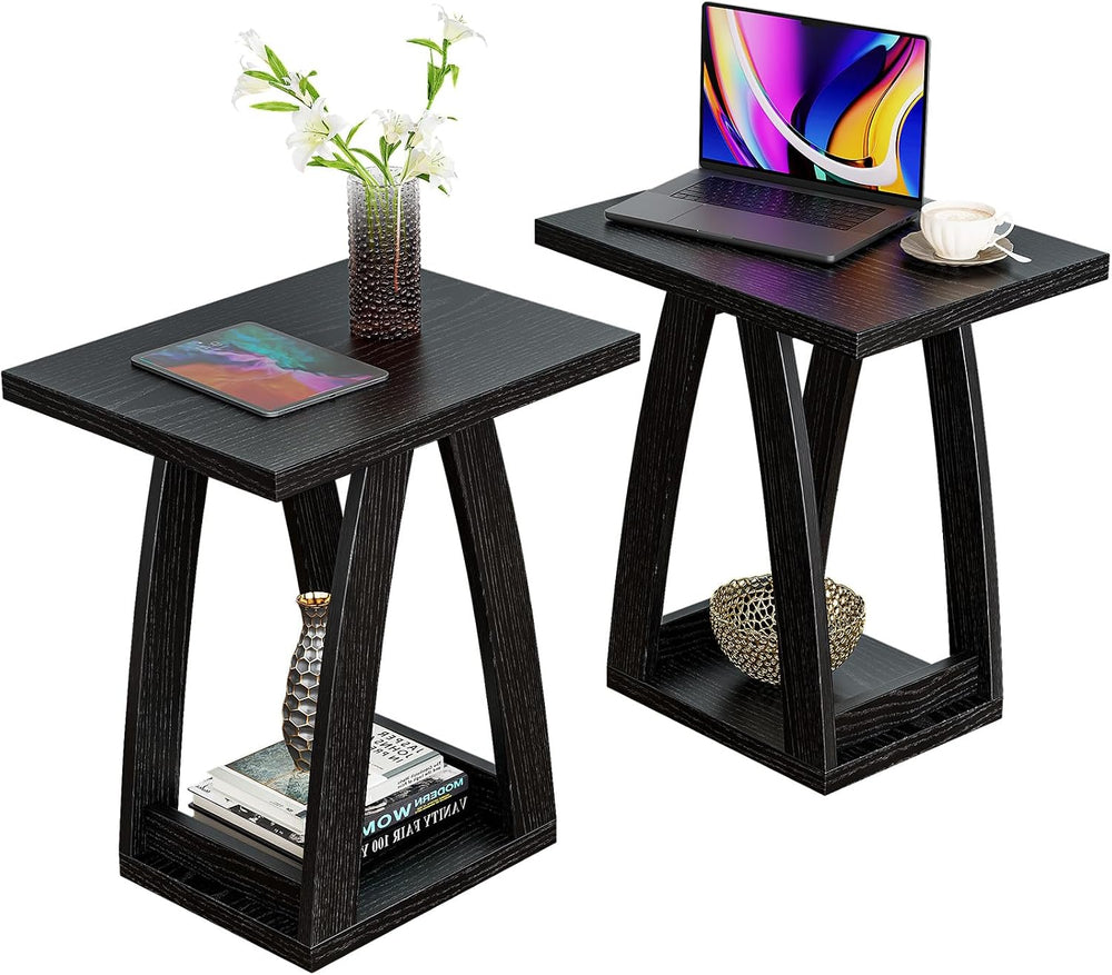 End Tables Living Room Set of 2. Side Tables Living Room. Side Table Beside S...