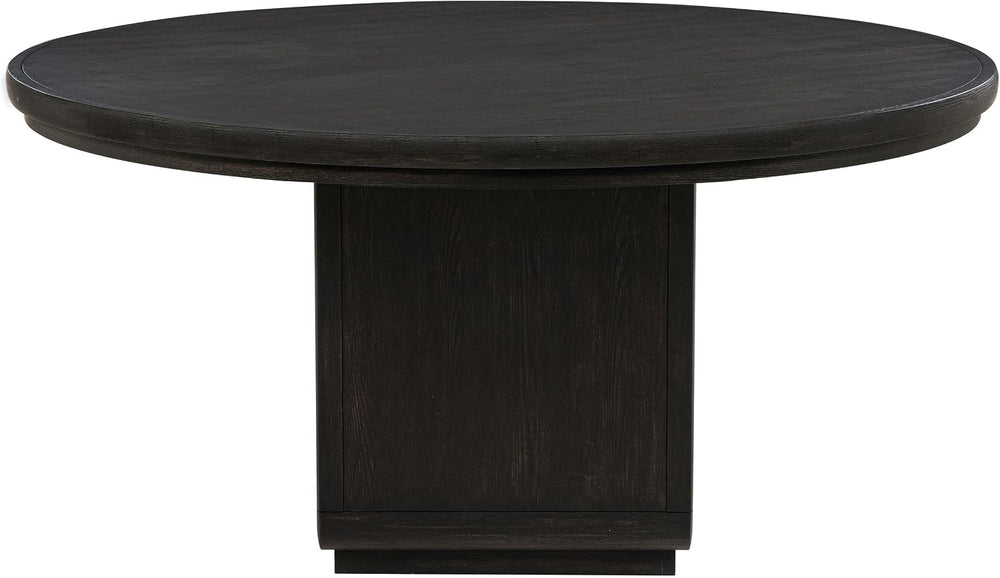 Coaster Home Furnishings - Leandro - Wood - Round Dining Table with Pedestal ...