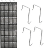 Door Shoe Organizer, 28-Compartment Over The Door Shoe Organizer, Saves Room Space, Suitable for Both Men And Women, And Convenient for Quick Storage