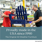 POLYWOOD Presidential Rocking Chair in Black