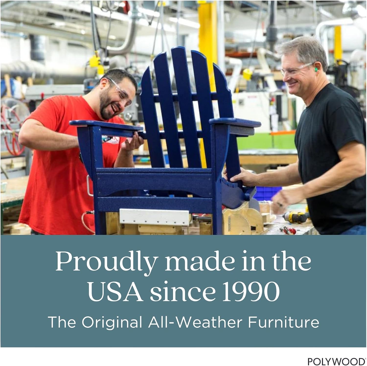 POLYWOOD Presidential Rocking Chair in Black