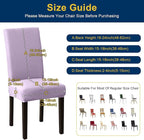 Dining Room Chair Covers - Stretch Kitchen Chair Covers Set of 4, Removable Washable Slipcovers for Home, Hotel, Banquet