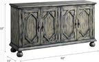 Rustic Console Cabinet witn Drawers, Storage Pantry Sideboard Locker for Living Room Hallway,for Kitchen Home