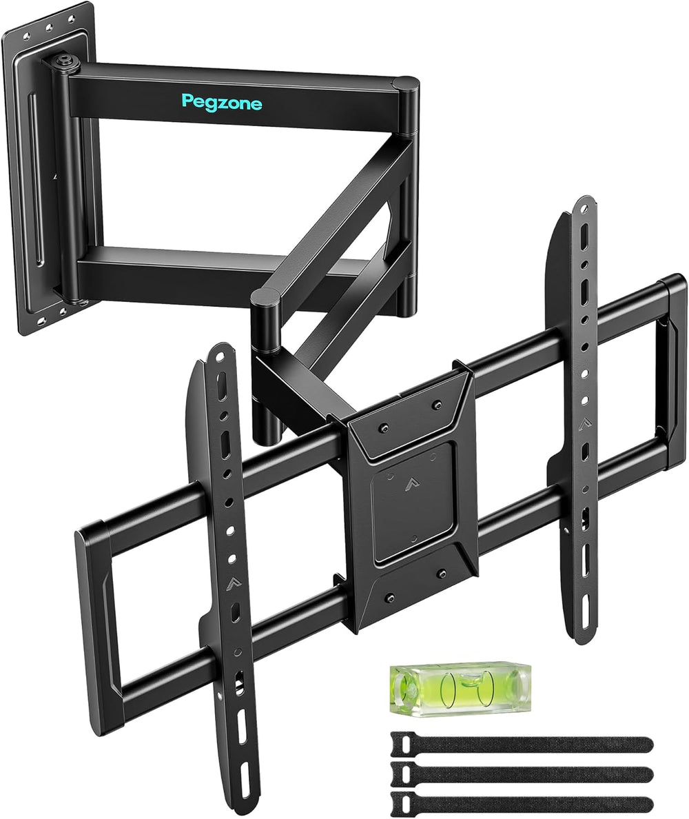 Pegzone Long Arm TV Wall Mount for 37-86 Inch TVs, 38 Inch Extra Long Extensi...