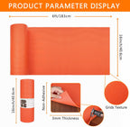 Foam Toolbox Liner Drawer Liner, Non-Slip Shelf Liners 16" W x 72" L Orange | Tool Drawer Mat Tool Box Mat Washable Toolbox Liner for Protecting Cabinet, Garage, Cart, Tool Box, Shelf, Workbench