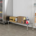 18" Deep x 48" Wide x 8" Height Wire Shelving Kit | 1-Tier | NSF Commercial Storage Rack Unit