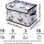 Stackable Clothes Storage Bins with Lids,Closet Organizers Fabric Box for Home and Office,Blanket Clothes Organizers,Under Bed Storage Containers 3 Pack.