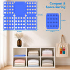 Mini Clothes Folding Board Compact Portable Shirt Folder | Space-Saving, Folding Tool for Home or Travel
