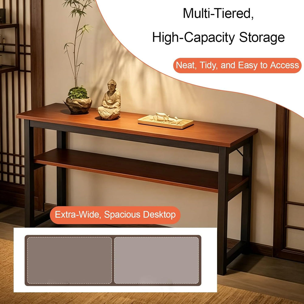 Prayer Meditation Table, Shrine Stand with Storage, Layered Buddha Altar Offe...