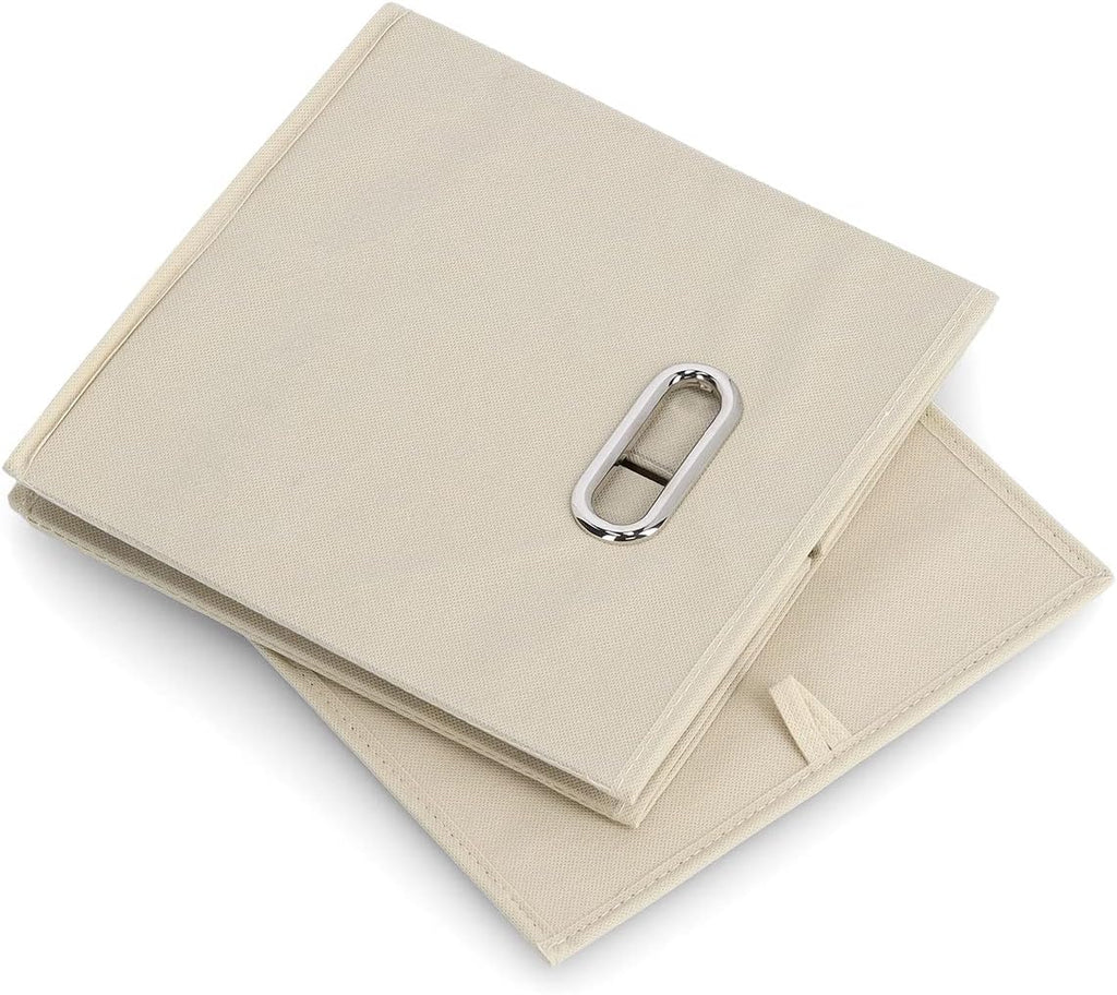 Zeller 14131 Storage Box Non-Woven Material L 28 x W 28 x H 28 cm Beige