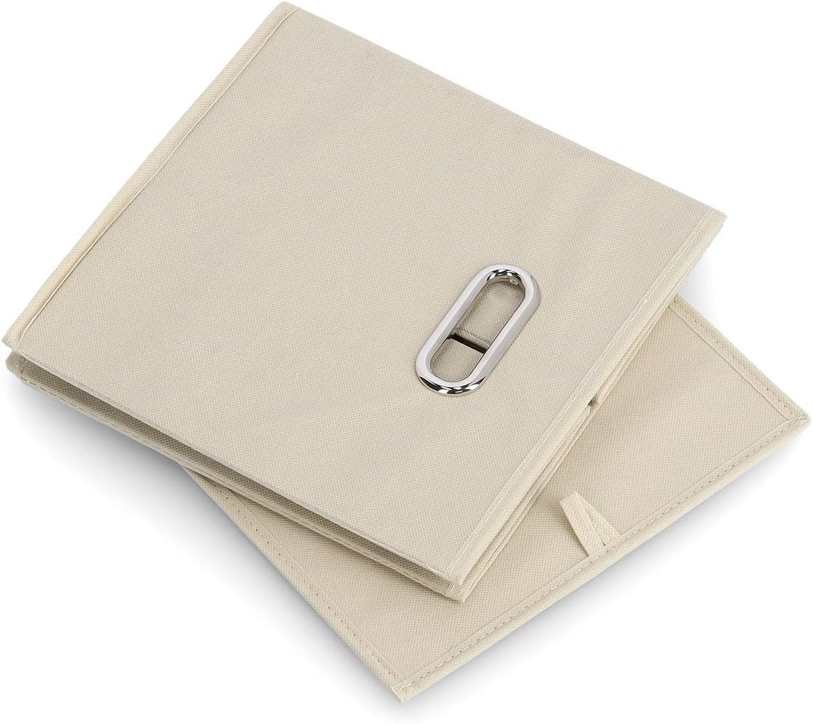 Zeller 14131 Storage Box Non-Woven Material L 28 x W 28 x H 28 cm Beige