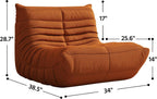 Adults Bean Bag Chairs Togo Couch Comfy Lazy Floor Sofa, 1 Seater