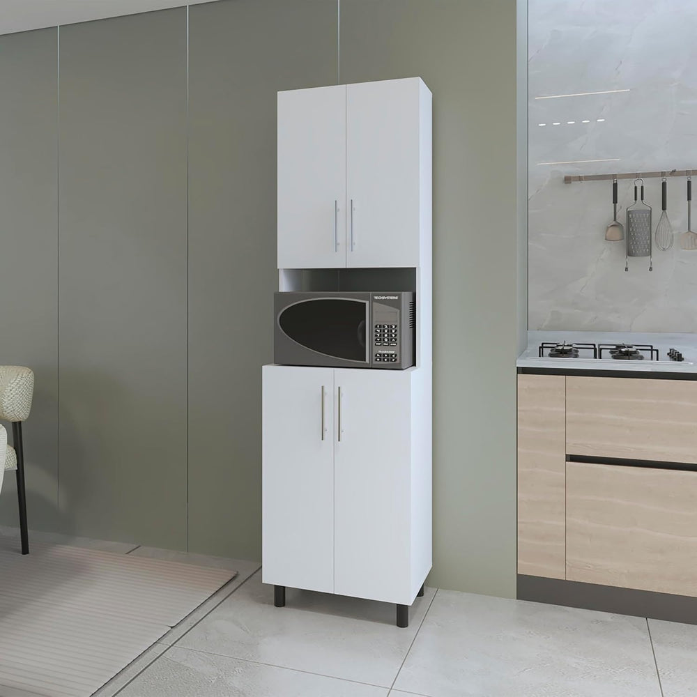 22.2" D*13.2" W*70.86" H Freestanding Kitchen Pantry with 2 Sh...