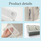 Hanging Basket for Organizing, Wall Organizer with Pockets and Over The Door Organizer，Can for Home, Closet, Office and Camper (2 White)