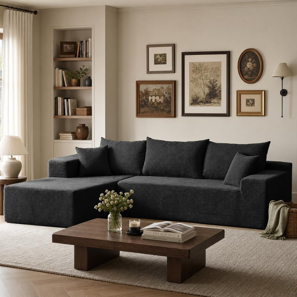 Couch, 102.4" Sectional Couches for Living Room with L Shape Sofa | Clou...