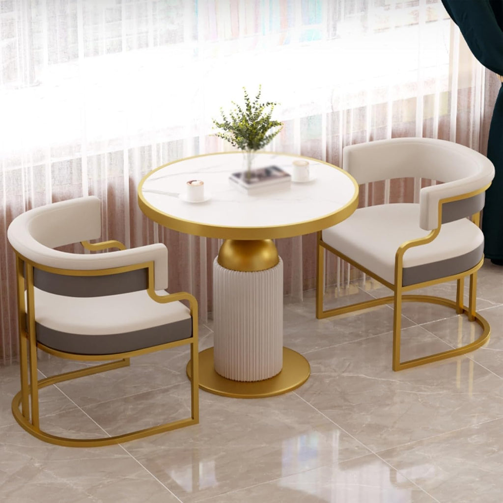 Dining Chairs, Conference Room Chair, Work Vanity Stools, Office Guest Stools, with Soft Seat and Armrests, for Bedroom Patio Party Event(Dark Grey)
