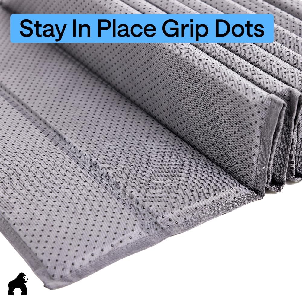 GORILLA GRIP Heavy Duty Couch Cushion Support Board to Fix Sagging Sofas, 24 x 54 Wide Loveseat Slip Resistant Thick Boards Add Strong Seat Supports, Replacement Stuffing Firmer Couches, Grey