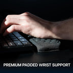 VIVO Premium Adjustable 27 x 11 inch Computer Keyboard and Mouse Platform Tray, Ergonomic Under Table Desk Mount Drawer with Padding, Black, MOUNT-KB27P-B