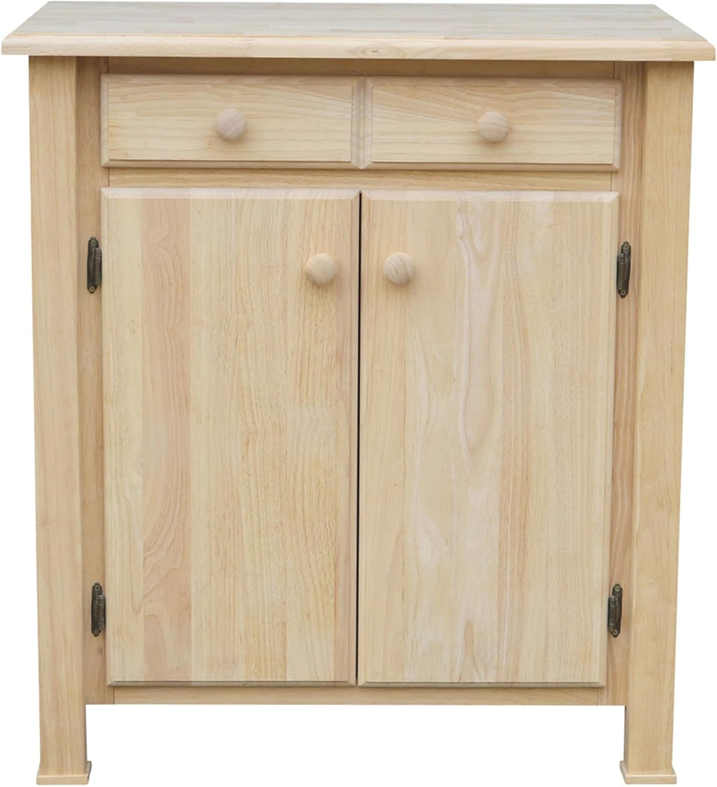 International Concepts Unfinished Kitchen Work Center
