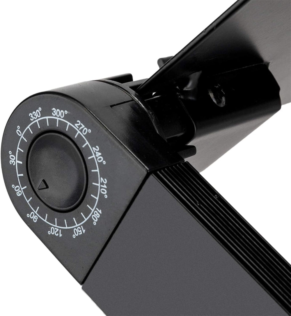 360-Degree Rotation Multifunctional Portable Folding Table with Fan & Mou...