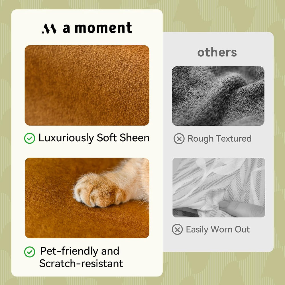 a moment Waterproof Throw Pillow Covers Set of 4,20x20 Inch Outdoor Stain Res...